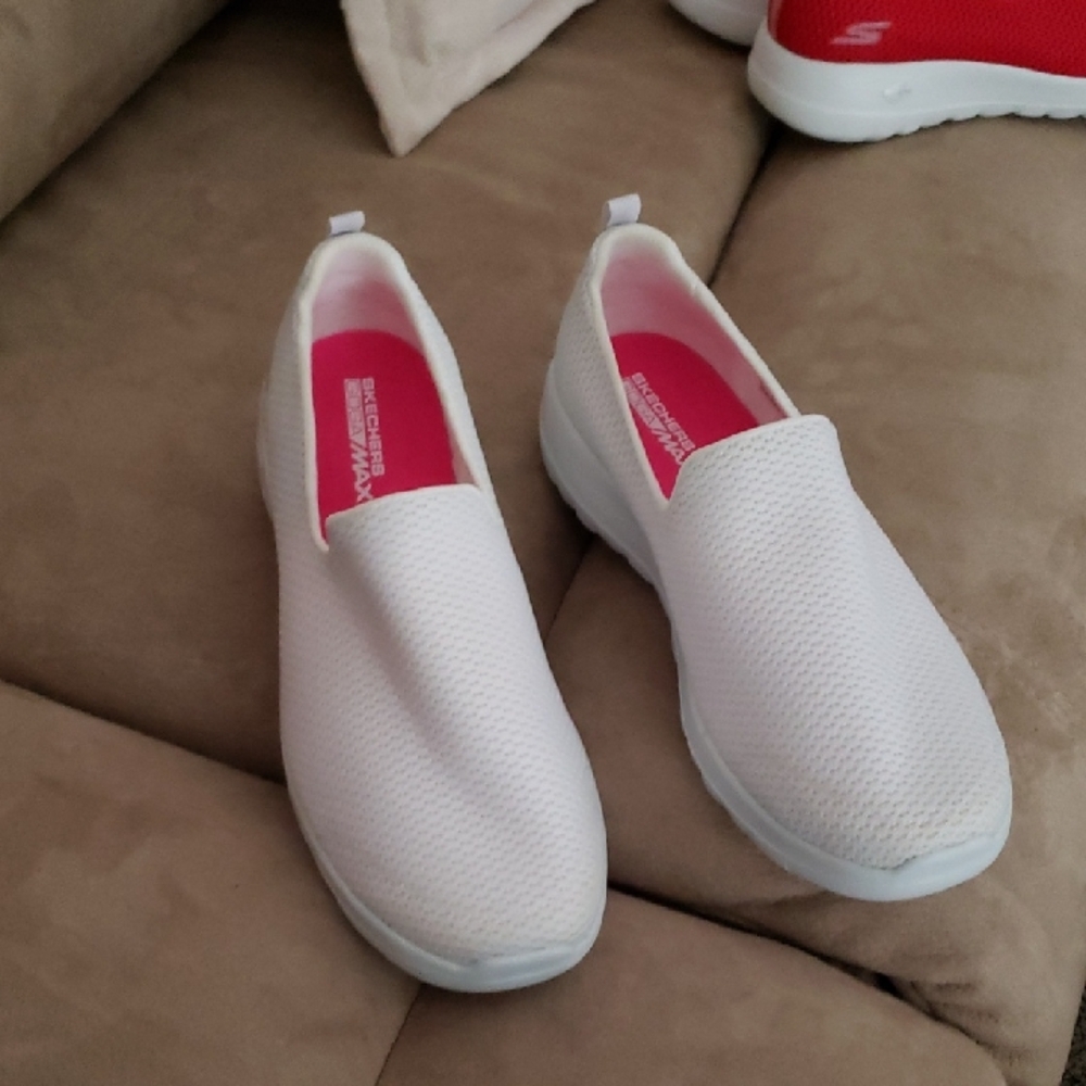 Skechers Women's White Slip-On